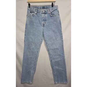 Y2K Calvin Klein Straight Leg High‎ Rise Womens Stonewash Jeans Measure 30x32